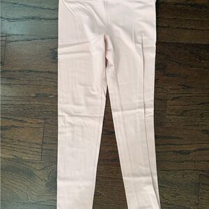 Athleta Light Pink Powervita Chit Chat Kids Leggings XL 14